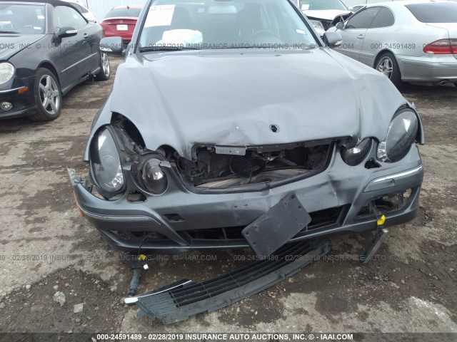 WDBUF56X98B257836 - 2008 MERCEDES-BENZ E 350 GRAY photo 6