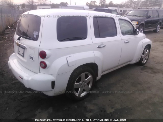 3GNDA33P27S619721 - 2007 CHEVROLET HHR LT WHITE photo 4