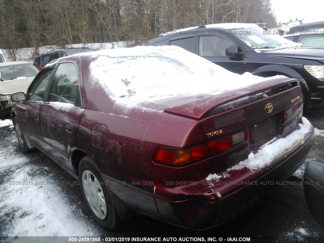 4T1BF28KXWU924757 - 1998 TOYOTA CAMRY CE/LE/XLE RED photo 3