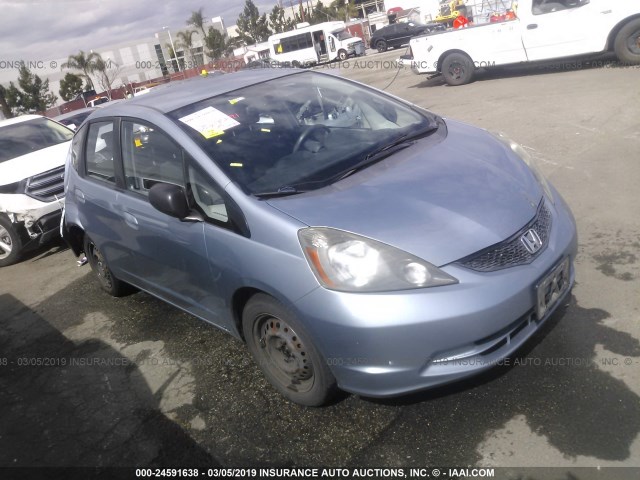 JHMGE8H36BC018919 - 2011 HONDA FIT BLUE photo 1