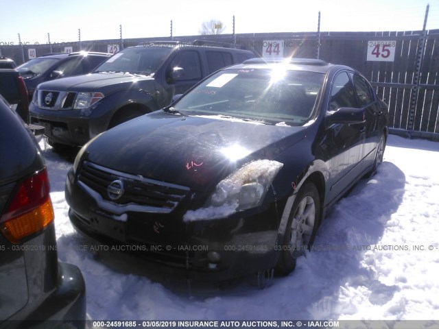 1N4AL21E78C116989 - 2008 NISSAN ALTIMA 2.5/2.5S BLACK photo 2