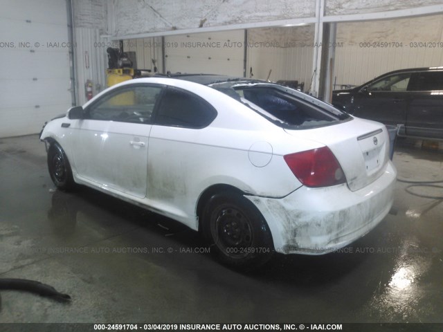 JTKDE177060109605 - 2006 TOYOTA SCION TC თეთრი ფოტო 3