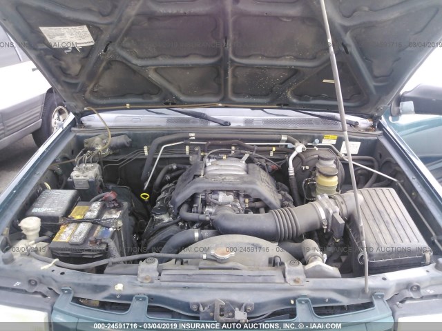 4S2CK58W0X4377416 - 1999 ISUZU RODEO S/LS/LSE GREEN photo 10