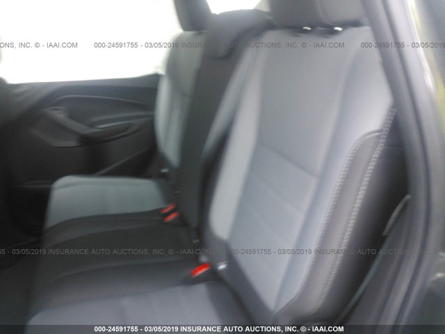 1FMCU0F77HUA23653 - 2017 FORD ESCAPE S GRAY photo 8