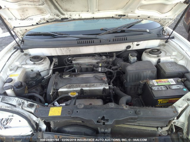 KM8SB12B83U400291 - 2003 HYUNDAI SANTA FE GL WHITE photo 10