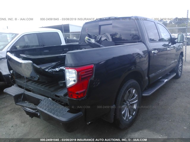 1N6AA1E68JN546387 - 2018 NISSAN TITAN SV/SL/PLATINUM RESERVE BLACK photo 4