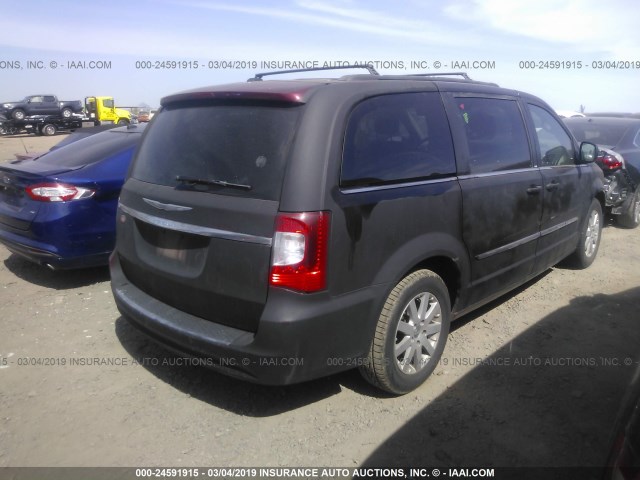 2C4RC1BG0ER342317 - 2014 CHRYSLER TOWN & COUNTRY TOURING BLACK photo 4