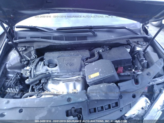 4T1BF1FK8FU474359 - 2015 TOYOTA CAMRY LE/XLE/SE/XSE 灰色 照片 10