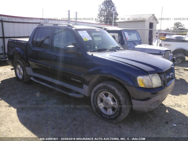 1FMZU67E12UD25540 - 2002 FORD EXPLORER SPORT TR  BLUE photo 1