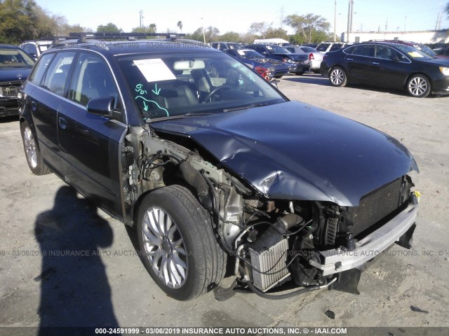 WAUKF78E68A164548 - 2008 AUDI A4 2.0T AVANT QUATTRO GRAY photo 1