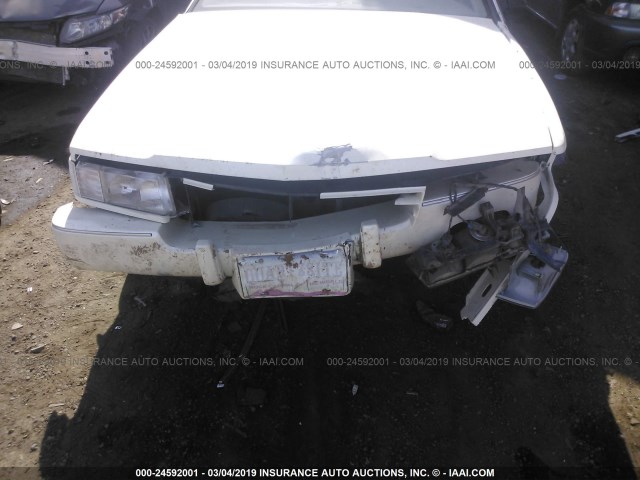 1G6KY53B5NU804700 - 1992 CADILLAC SEVILLE TOURING WHITE photo 6