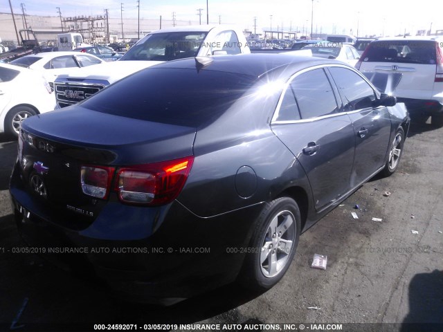 1G11B5SL2FF298018 - 2015 CHEVROLET MALIBU LS GRAY photo 4