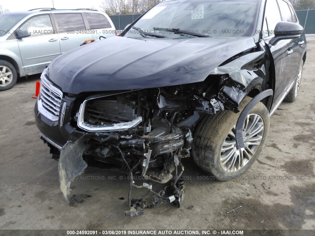 2LMPJ8LR0JBL37093 - 2018 LINCOLN MKX RESERVE BLACK photo 6