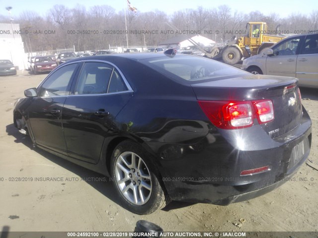 1G11F5RR4DF113396 - 2013 CHEVROLET MALIBU 2LT BLACK photo 3