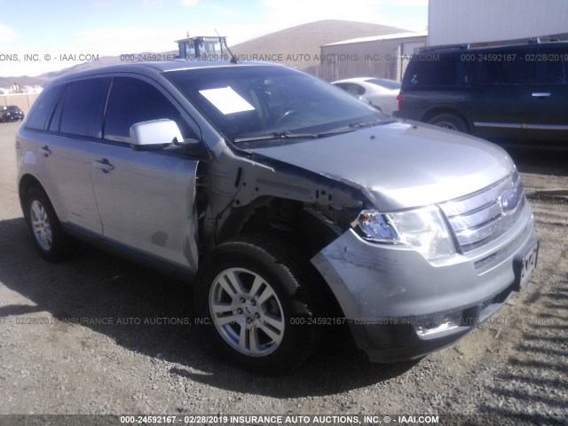 2FMDK38C47BB55182 - 2007 FORD EDGE SEL SILVER photo 1