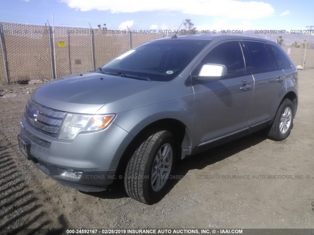 2FMDK38C47BB55182 - 2007 FORD EDGE SEL SILVER photo 2