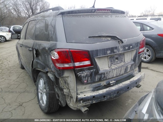 3C4PDDBG1ET301925 - 2014 DODGE JOURNEY SXT GRAY photo 3