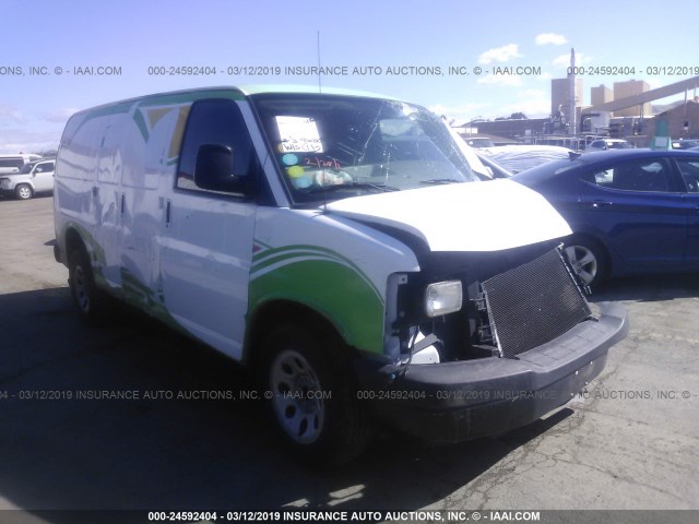 1GCSGAFX2C1181759 - 2012 CHEVROLET EXPRESS G1500  WHITE photo 1