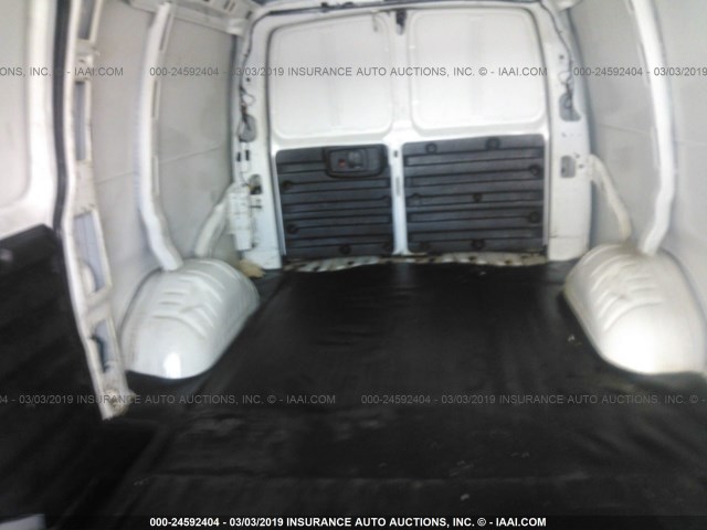 1GCSGAFX2C1181759 - 2012 CHEVROLET EXPRESS G1500  WHITE photo 8