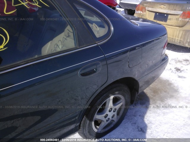 4T1BF12B0VU140525 - 1997 TOYOTA AVALON XL/XLS GREEN photo 6