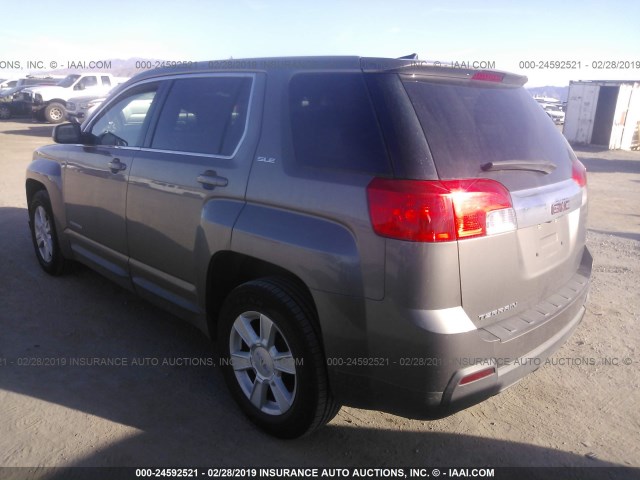 2CTALBEW7A6277164 - 2010 GMC TERRAIN SLE GRAY photo 3