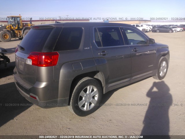 2CTALBEW7A6277164 - 2010 GMC TERRAIN SLE GRAY photo 4