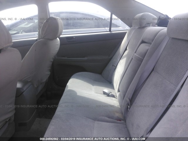 4T1BE32K34U910116 - 2004 TOYOTA CAMRY LE/XLE/SE GRAY photo 8