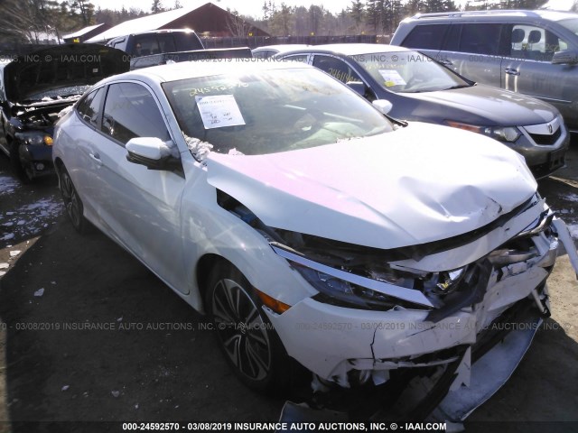 2HGFC3B73HH353175 - 2017 HONDA CIVIC EXL WHITE photo 1