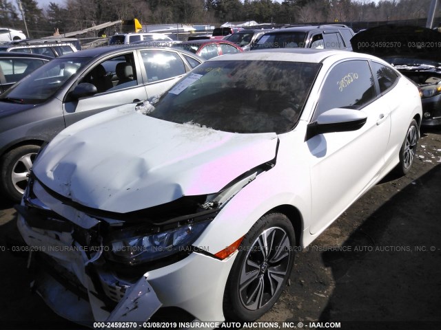 2HGFC3B73HH353175 - 2017 HONDA CIVIC EXL WHITE photo 2