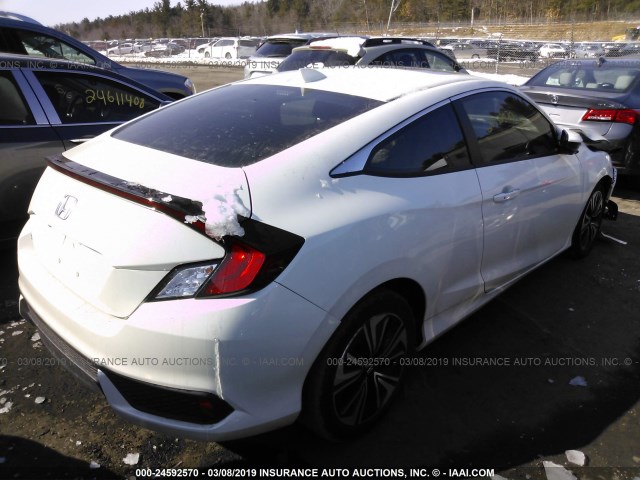 2HGFC3B73HH353175 - 2017 HONDA CIVIC EXL WHITE photo 4