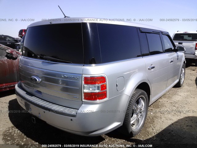 2FMHK6DC6BBD05052 - 2011 FORD FLEX LIMITED SILVER photo 4