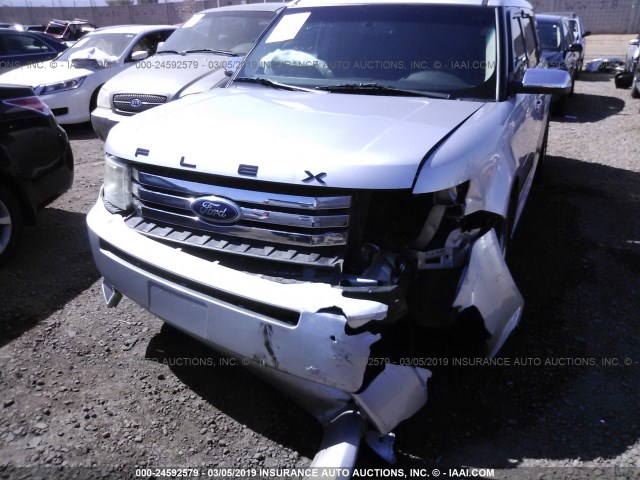 2FMHK6DC6BBD05052 - 2011 FORD FLEX LIMITED SILVER photo 6