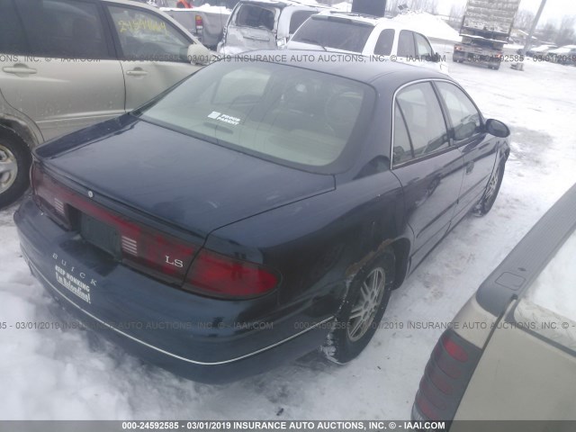 2G4WB55K3Y1102660 - 2000 BUICK REGAL LS BLUE photo 4