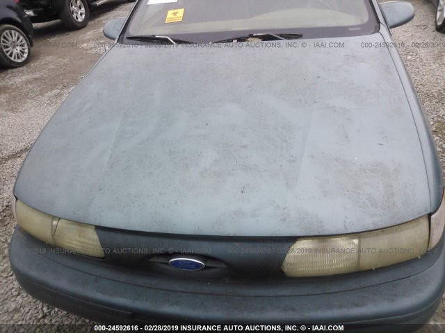 1FACP52U7PA285425 - 1993 FORD TAURUS GL TURQUOISE photo 10