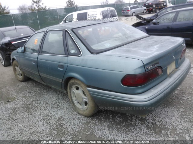 1FACP52U7PA285425 - 1993 FORD TAURUS GL TURQUOISE photo 3