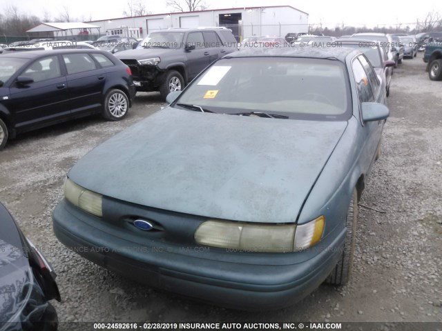 1FACP52U7PA285425 - 1993 FORD TAURUS GL TURQUOISE photo 6