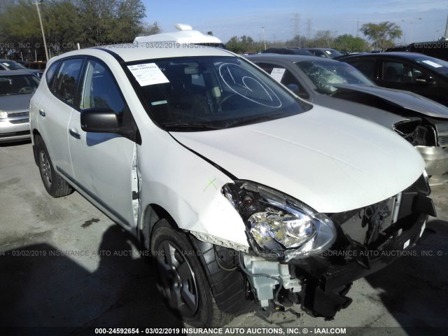 JN8AS5MT2DW002324 - 2013 NISSAN ROGUE S/SV WHITE photo 1