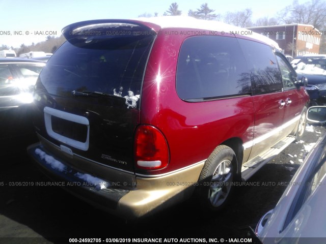 1B4GP44G6XB807210 - 1999 DODGE GRAND CARAVAN SE/SPORT RED photo 4