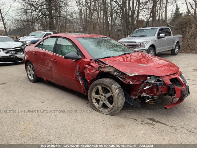 1G2ZG58N274121717 - 2007 PONTIAC G6 SE RED photo 1