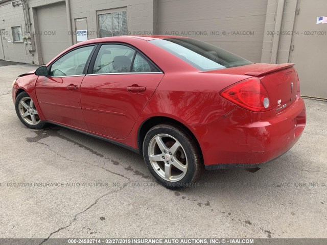 1G2ZG58N274121717 - 2007 PONTIAC G6 SE RED photo 3