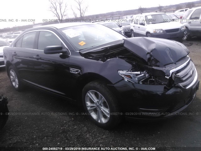 1FAHP2E87DG107526 - 2013 FORD TAURUS SEL BLACK photo 1