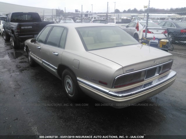 1G4CU521XR1603626 - 1994 BUICK PARK AVENUE ULTRA BEIGE photo 3