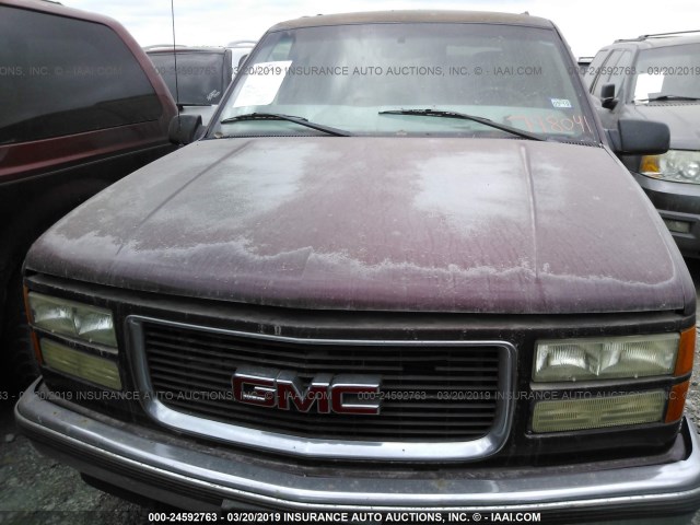 1GKEK13R0XJ798041 - 1999 GMC YUKON MAROON photo 6