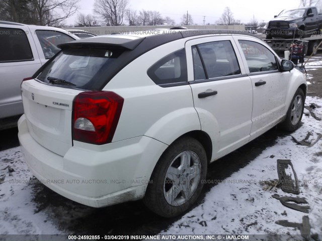 1B3CB1HA9AD621968 - 2010 DODGE CALIBER EXPRESS WHITE photo 4