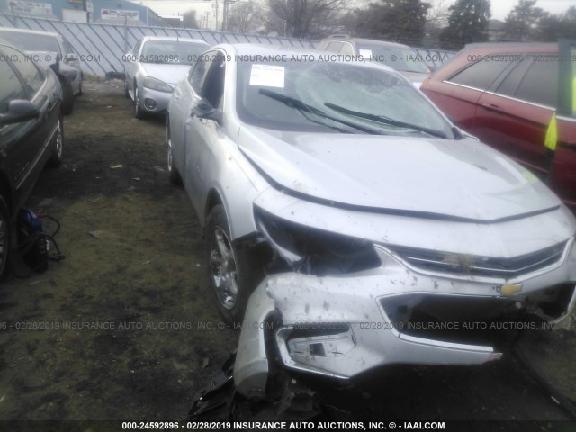 1G1ZB5ST6JF164186 - 2018 CHEVROLET MALIBU LS SILVER photo 1