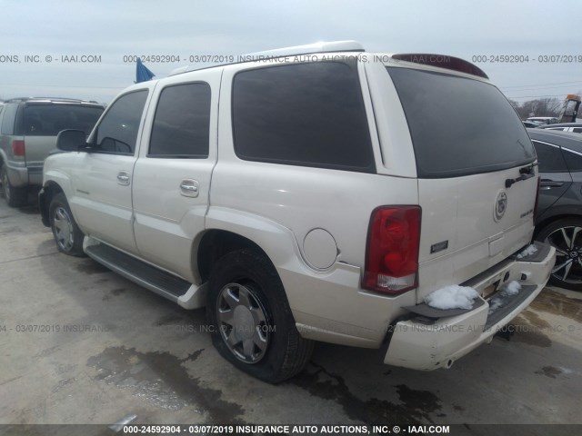 1GYEK63N03R272729 - 2003 CADILLAC ESCALADE LUXURY WHITE photo 3