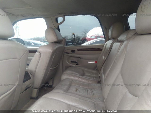 1GYEK63N03R272729 - 2003 CADILLAC ESCALADE LUXURY WHITE photo 8