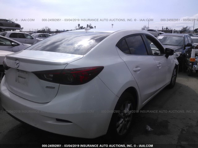 JM1BM1X74G1280354 - 2016 MAZDA 3 GRAND TOURING WHITE photo 4