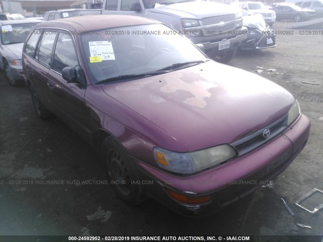 JT2AE09V2S0079560 - 1995 TOYOTA COROLLA DX RED photo 1