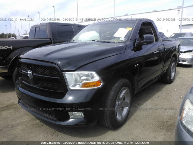 3C6JD6AT8CG173955 - 2012 DODGE RAM 1500 ST BLACK photo 2